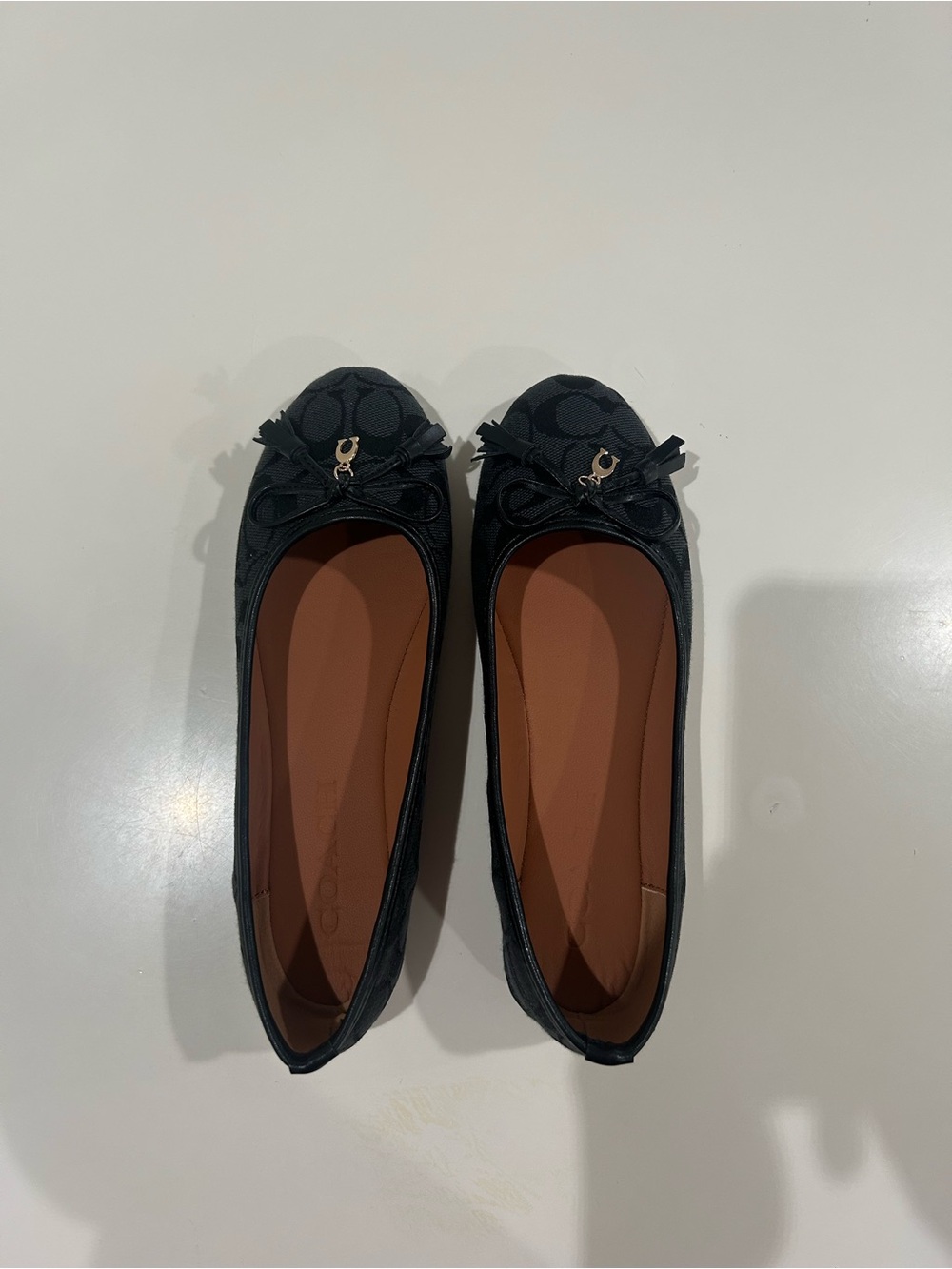 Black Coach Ballet Flats - Picture 4 of 6